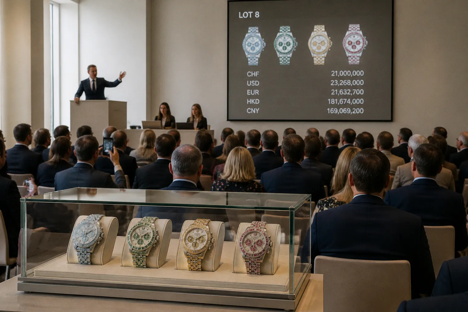 Четыре уникальных Rolex Daytona: ювелирная коллекция «Времена года» на аукционе Phillips
