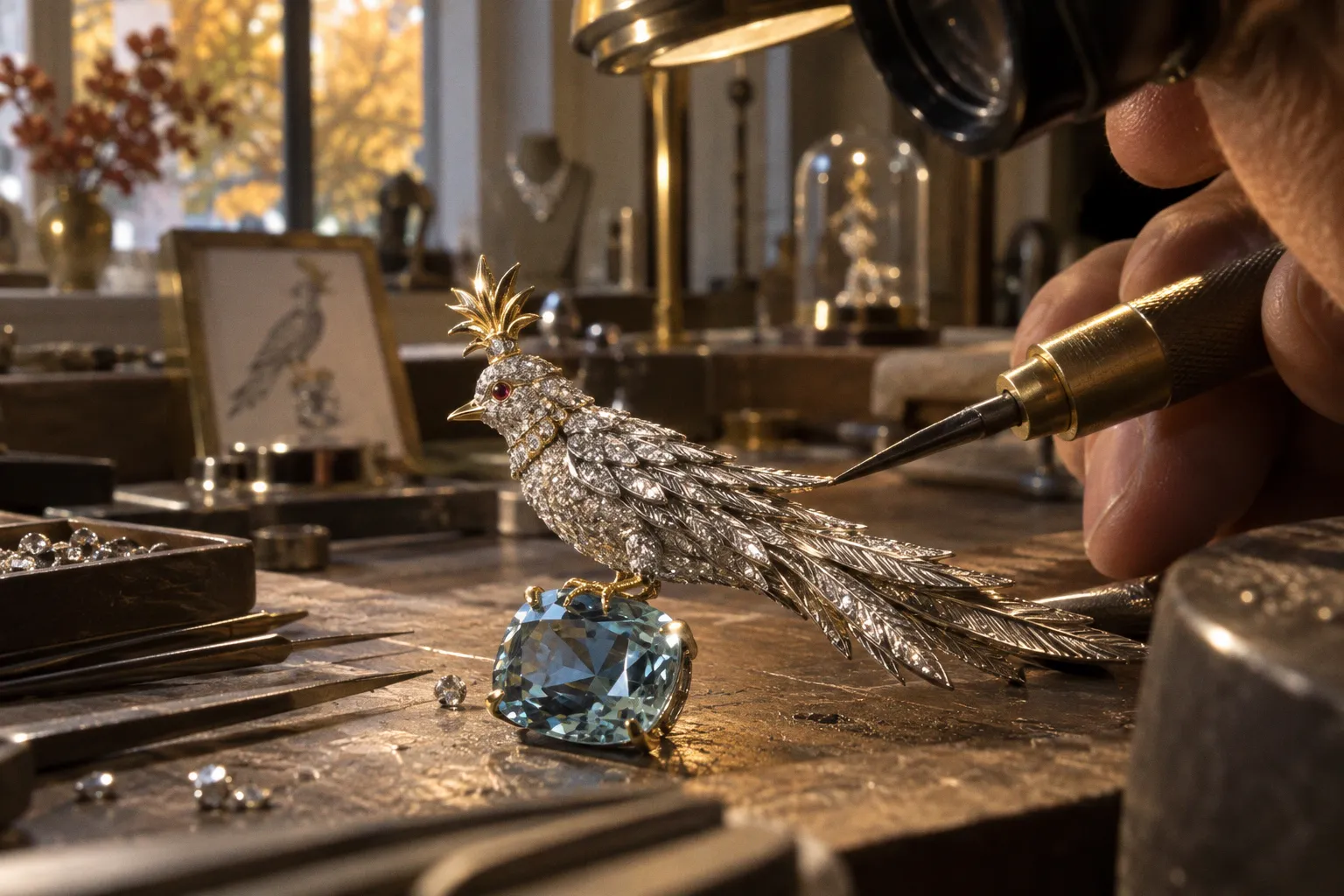 Новая интерпретация легендарной броши Bird on a Rock от Tiffany & Co.