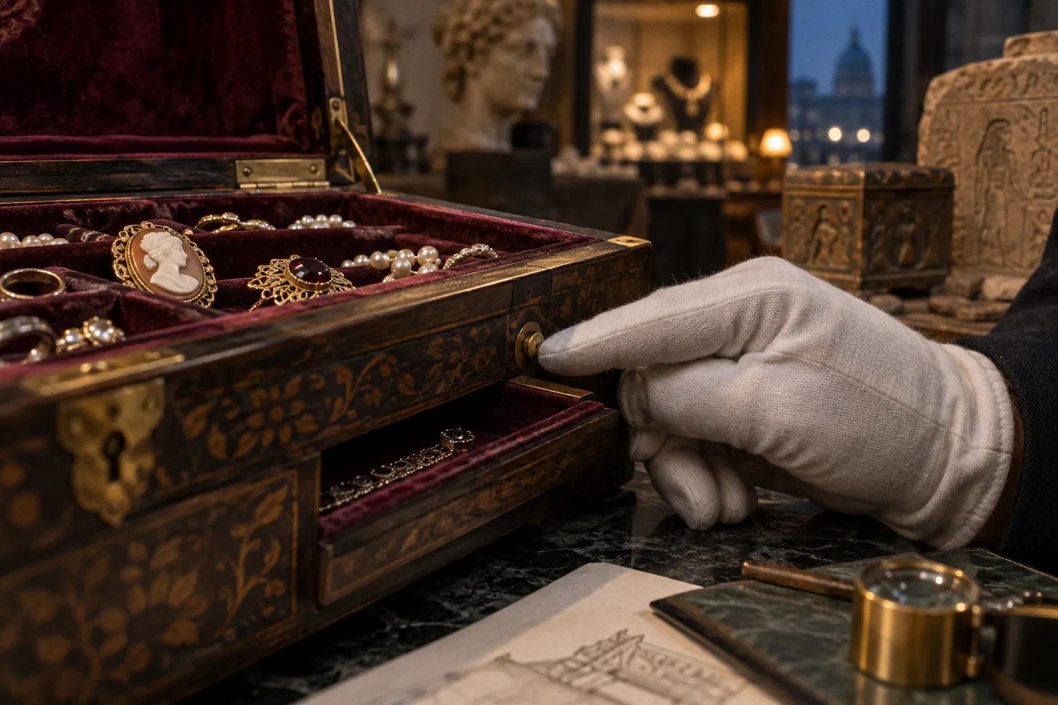 Шкатулка для хранения украшений: история одной утраченной коллекции